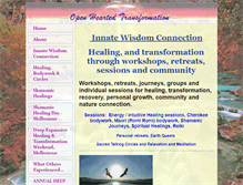 Tablet Screenshot of openheartedtransformation.com.au